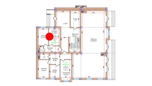 1-xonali xonadon 39.3 m²  1/5 qavat | Oq mahalla Turar-joy majmuasi