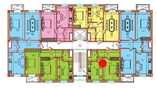 1-xonali xonadon 37.7 m²  7/8 qavat | Markaz Turar-joy majmuasi