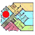 3-xonali xonadon 81.4 m²  3/11 qavat | ANHOR AVENUE Turar-joy majmuasi