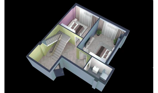 1-комнатная квартира 108 м²  1/9 этаж | Жилой комплекс YANGI AVLOD