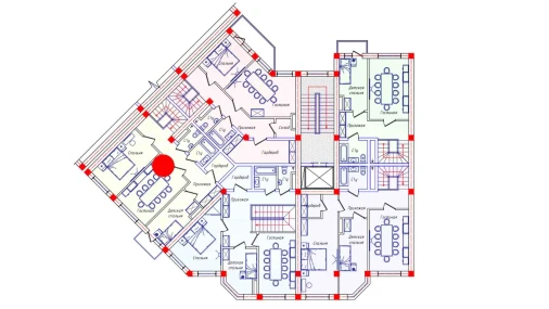 2-комнатная квартира 62 м²  4/8 этаж | Жилой комплекс STAR HOUSE RESIDENCE