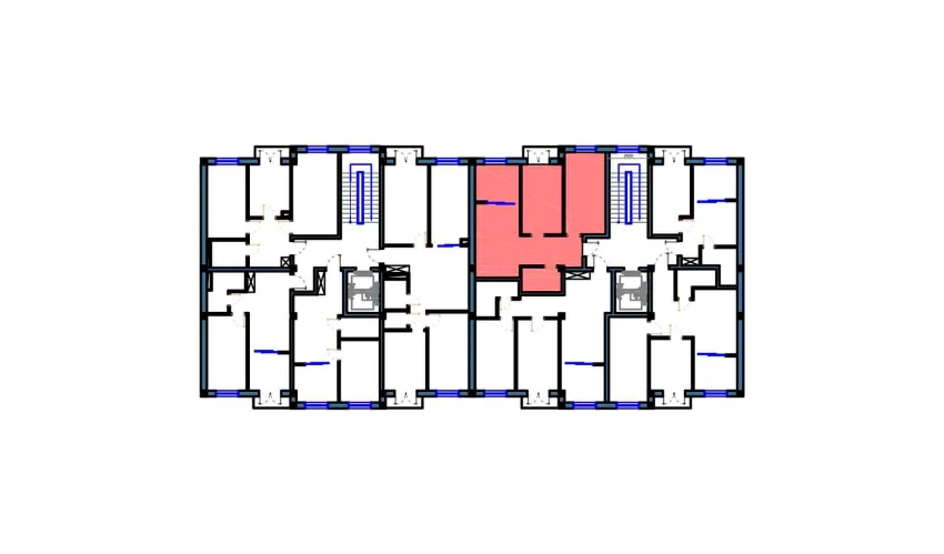 2-комнатная квартира 67 м²  5/9 этаж | Жилой комплекс FLORYA RESIDENCE