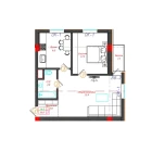 2-комн. квартира 58 м²  11/12 этаж | Жилой комплекс CHINARA PARK