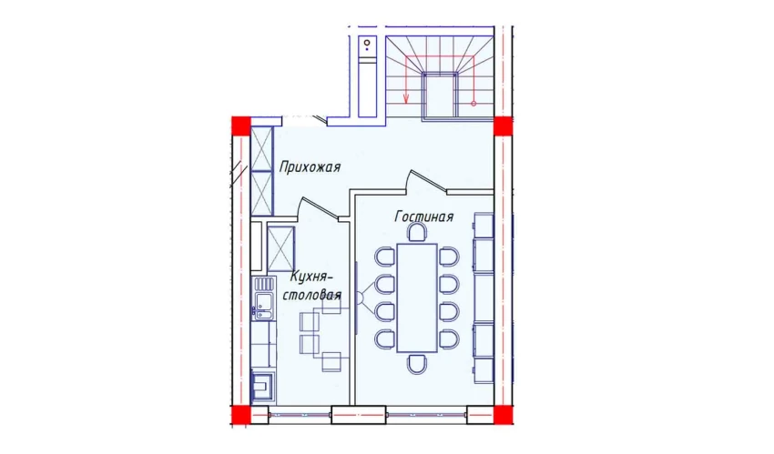 4-комнатная квартира 100.5 м²  1/8 этаж | Жилой комплекс STAR HOUSE RESIDENCE