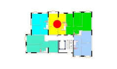 2-xonali xonadon 45.1 m²  4/9 qavat | Uchtepa Avenue Turar-joy majmuasi