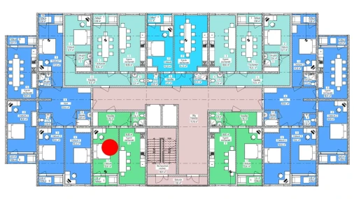 2-комнатная квартира 47.04 м²  3/16 этаж | Жилой комплекс ELITE ECO CITY