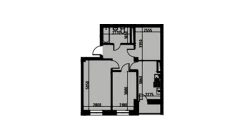 3-комн. квартира 55.32 м²  3/10 этаж | Жилой комплекс YANGIOBOD RESIDENCE
