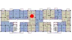 1-xonali xonadon 46.19 m²  5/10 qavat | Ko'kcha-Oqtepa Turar-joy majmuasi