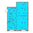 2-xonali xonadon 51.1 m²  8/9 qavat | Uchtepa Avenue Turar-joy majmuasi