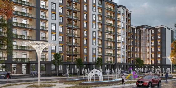 2-комнатная квартира 74.6 м²  10/10 этаж | Жилой комплекс Orzular