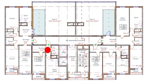 2-комнатная квартира 45.7 м²  16/16 этаж | Жилой комплекс Crystal Avenue