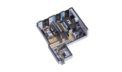 2-комн. квартира 58.74 м²  16/16 этаж | Жилой комплекс SOKIN DIYOR
