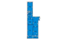 3-комн. квартира 91.4 м²  7/9 этаж | Жилой комплекс CHIRCHIQ CITY