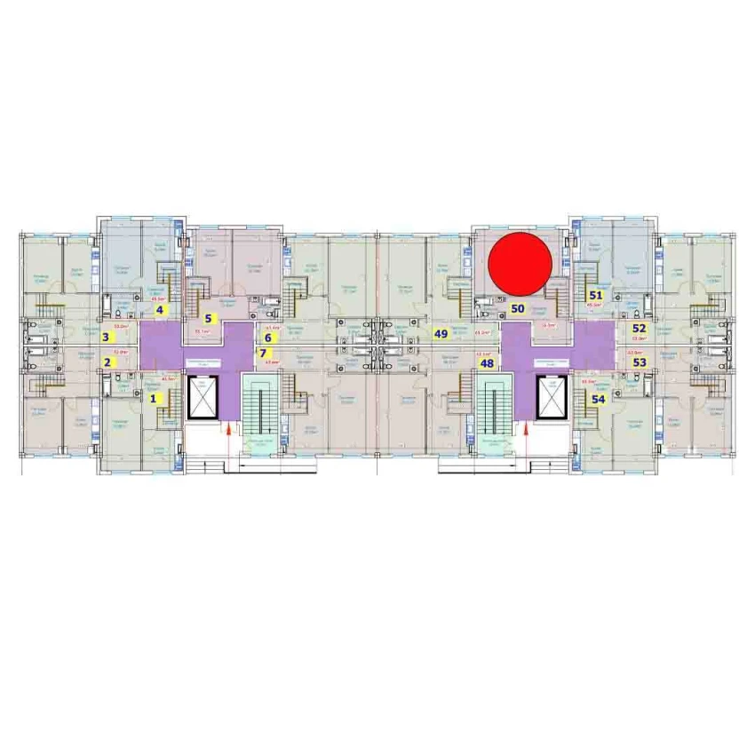1-комн. квартира 112.8 м²  1/9 этаж | Жилой комплекс YANGI AVLOD