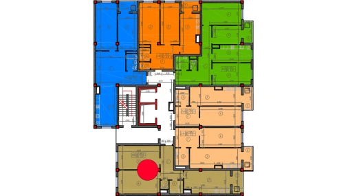 2-комнатная квартира 85 м²  11/12 этаж | Жилой комплекс Sokin hayot