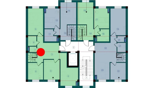 2-комнатная квартира 162.7 м²  7/7 этаж | Жилой комплекс Bristol