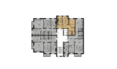 2-комн. квартира 48.39 м²  2/9 этаж | Жилой комплекс MINGCHINOR