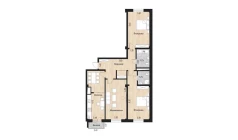 3-комн. квартира 108.22 м²  4/10 этаж | Жилой комплекс Ko'kcha-Oqtepa