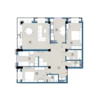 4-xonali xonadon 240 m²  9/9 qavat | FLORYA RESIDENCE Turar-joy majmuasi