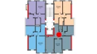 3-комн. квартира 97.8 м²  9/10 этаж | Жилой комплекс BRIDGE