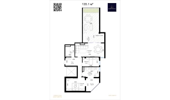 3-xonali xonadon 140.1 m²  13/13 qavat | ORZU SAROYI Turar-joy majmuasi