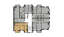 2-xonali xonadon 47.1 m²  5/9 qavat | MINGCHINOR Turar-joy majmuasi