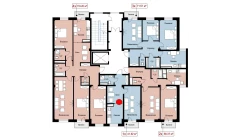 1-комн. квартира 41.92 м²  6/10 этаж | Жилой комплекс Ko'kcha-Oqtepa