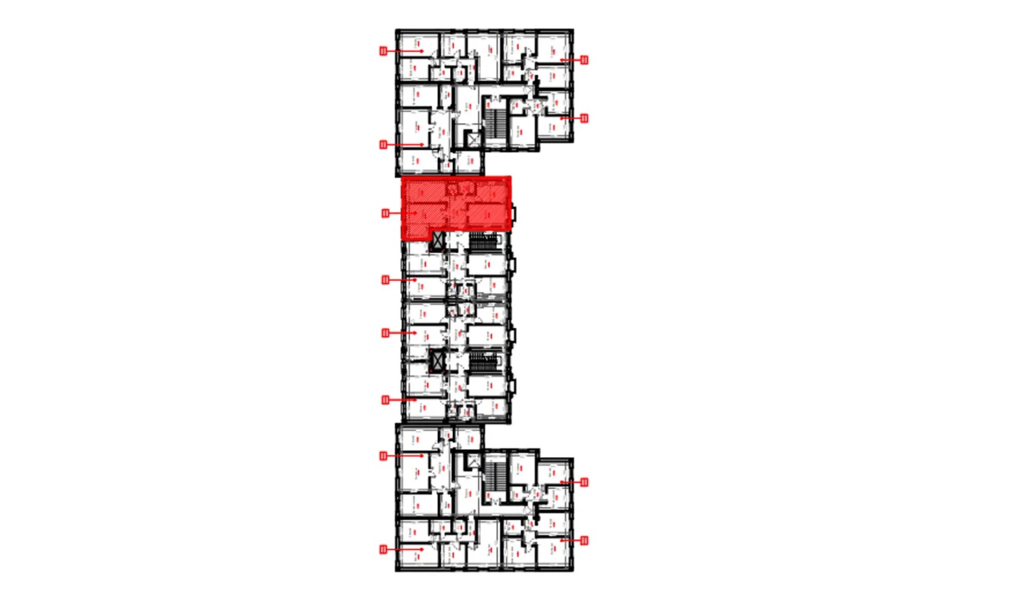 3-комн. квартира 80.7 м²  8/9 этаж | Жилой комплекс FIDOKOR
