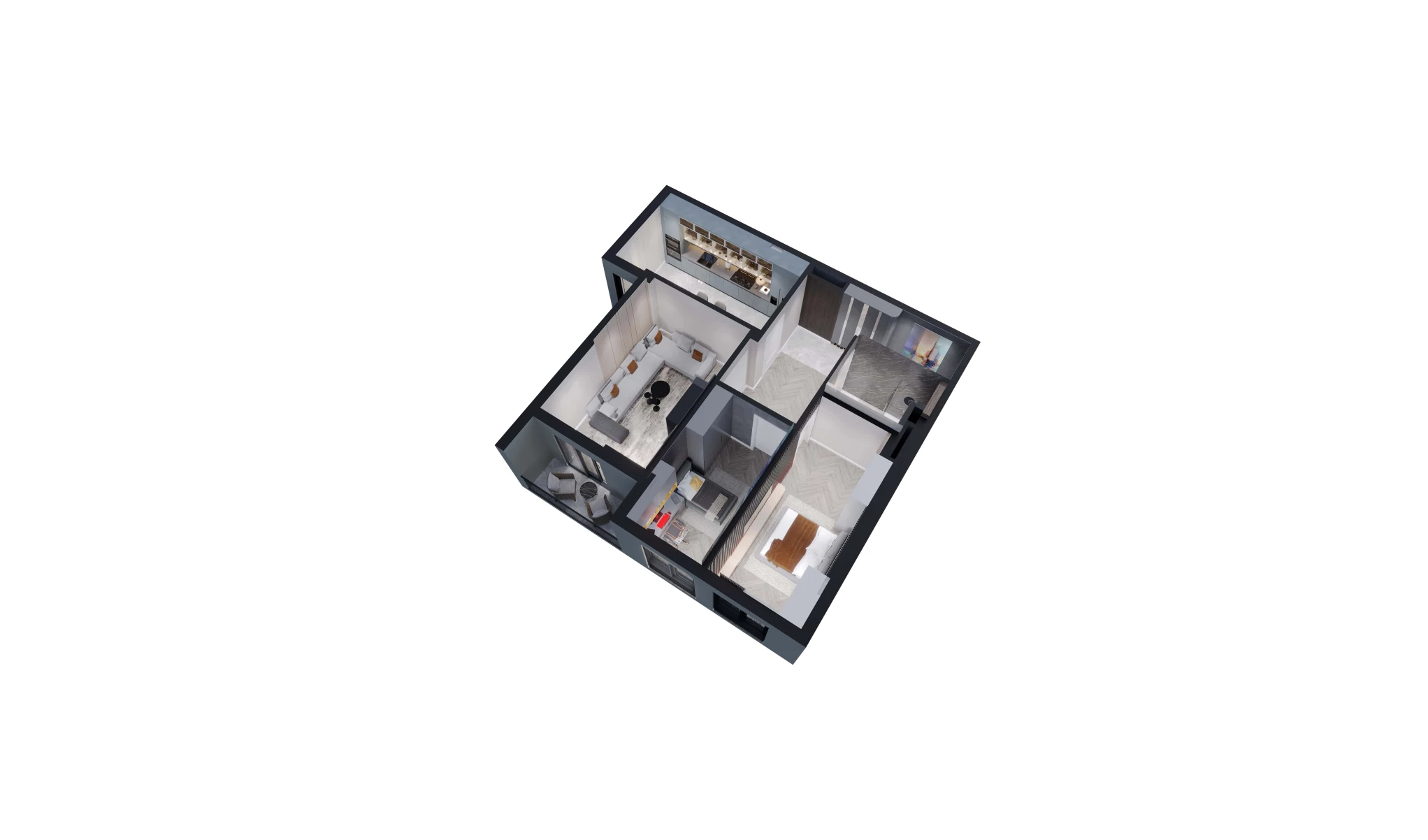 3-комн. квартира 83.6 м²  2/13 этаж | Жилой комплекс ORZU SAROYI