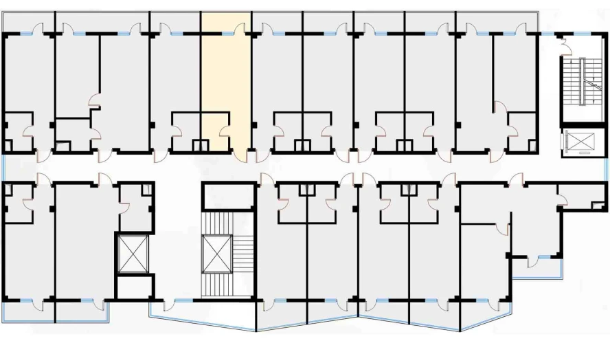 1-комн. квартира 29.14 м²  4/7 этаж | Жилой комплекс Bochka Resort