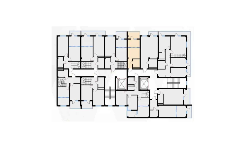 1-комнатная квартира 55.49 м²  7/7 этаж | Жилой комплекс Bochka Resort
