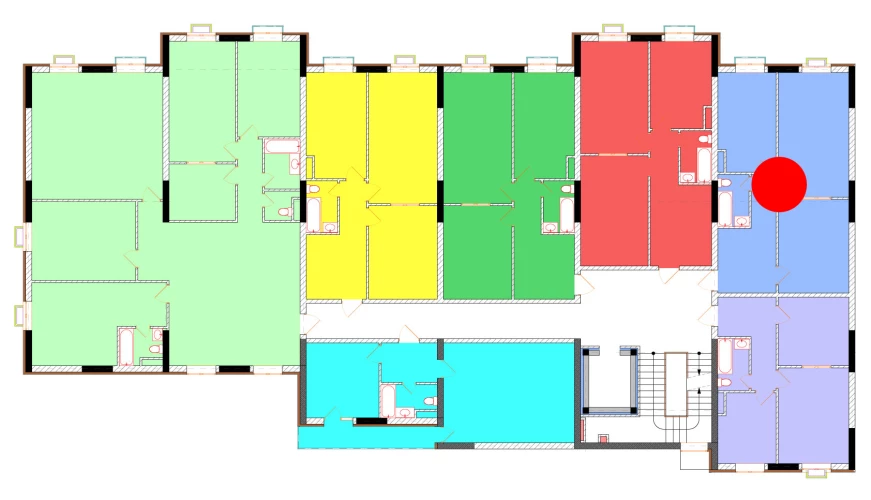 2-xonali xonadon 66.3 m²  12/9 qavat | Uchtepa Avenue Turar-joy majmuasi