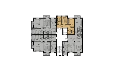 2-комн. квартира 48.39 м²  7/9 этаж | Жилой комплекс MINGCHINOR