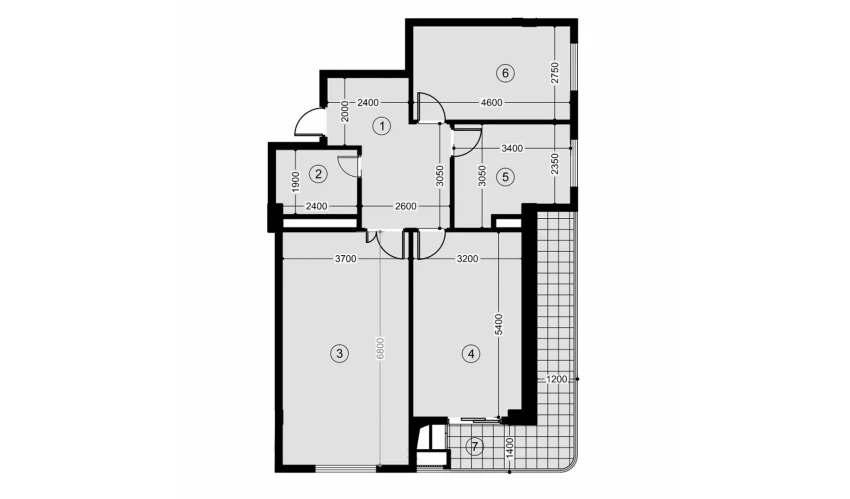 4-xonali xonadon 90.4 m²  8/12 qavat | NAVRUZ GROUP Turar-joy majmuasi