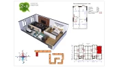 2-комн. квартира 66.8 м²  3/11 этаж | Жилой комплекс Uchtepa Avenue