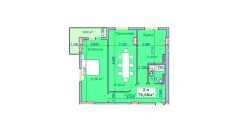 2-комн. квартира 76.6 м²  8/9 этаж | Жилой комплекс SHAYX-UL OLAM
