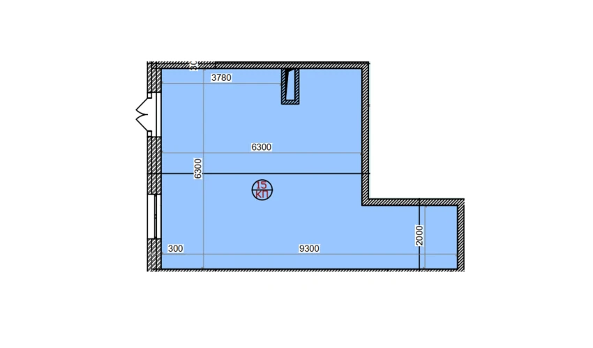 1-комнатная квартира 45.7 м²  1/9 этаж | Жилой комплекс Uchtepa Avenue