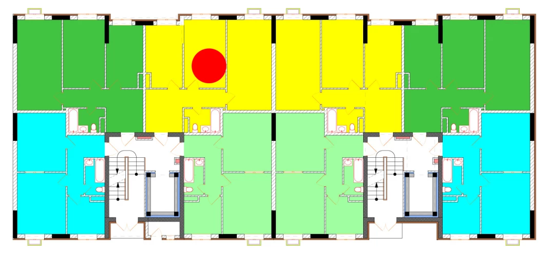 2-xonali xonadon 65 m²  1/9 qavat | Uchtepa Avenue Turar-joy majmuasi
