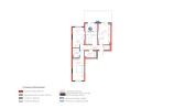3-xonali xonadon 93.24 m² 1/9 qavat | BI Sad'O Turar-joy majmuasi 3-xonali xonadon 93.24 m² 1/9 qavat | BI Sad'O Turar-joy majmuasi