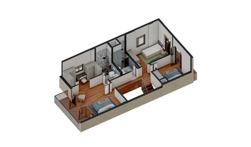 5-комнатная квартира 219.56 м²  1/1 этаж | Жилой комплекс TUSHLAR VODIYSI