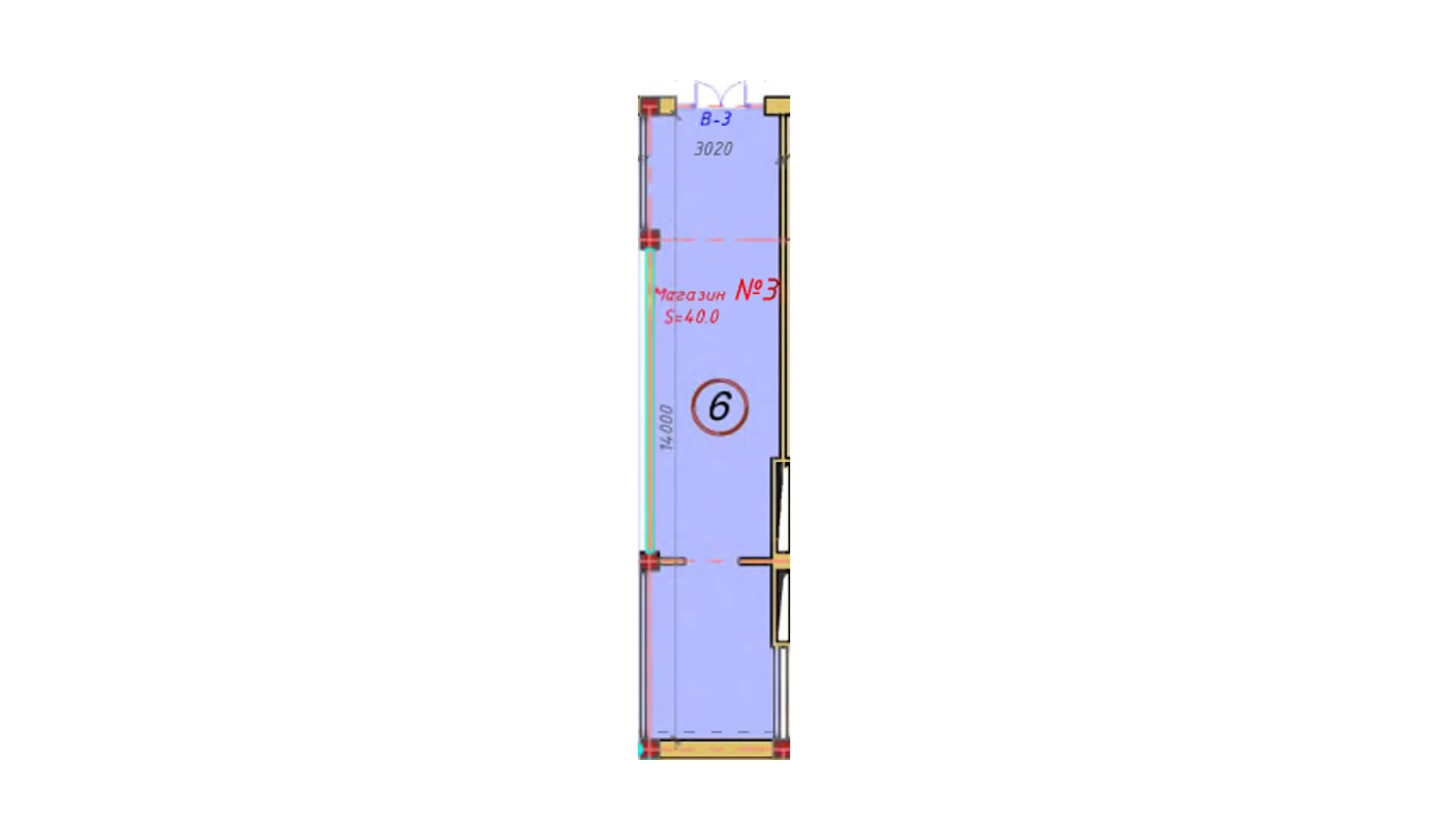 1-xonali xonadon 40 m²  1/9 qavat | SAMARQAND CITY Turar-joy majmuasi