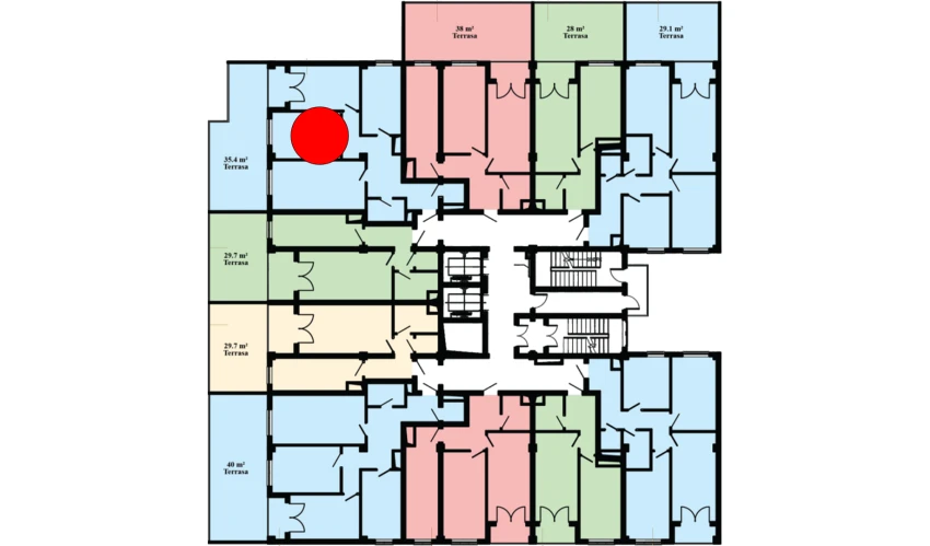 3-комнатная квартира 123.2 м²  3/16 этаж | Жилой комплекс Musaffo