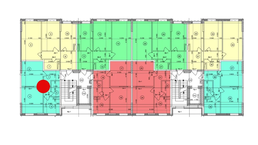 2-xonali xonadon 51.1 m²  3/9 qavat | Uchtepa Avenue Turar-joy majmuasi
