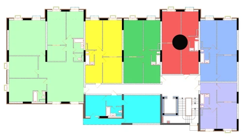 2-xonali xonadon 72.8 m²  9/9 qavat | Uchtepa Avenue Turar-joy majmuasi