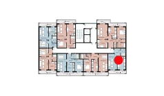 1-комн. квартира 38.61 м²  1/16 этаж | Жилой комплекс SOKIN DIYOR
