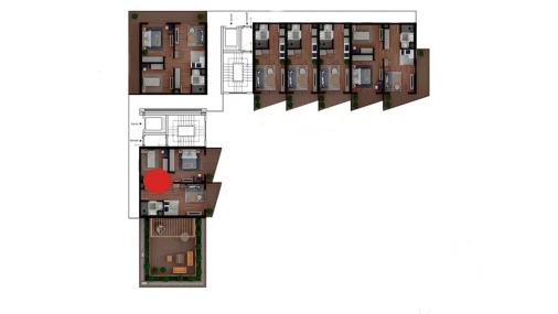 3-комнатная квартира 53.97 м²  5/6 этаж | Жилой комплекс TUSHLAR VODIYSI