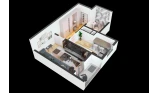 1-комн. квартира 39.6 м²  13/16 этаж | Жилой комплекс TRINITY