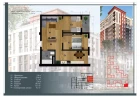 2-xonali xonadon 58.5 m²  4/10 qavat | CHINARA PARK Turar-joy majmuasi