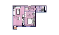 2-комн. квартира 39.3 м² 3/10 этаж | Жилой комплекс NURAFSHON 2-комн. квартира 39.3 м² 3/10 этаж | Жилой комплекс NURAFSHON