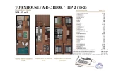 5-xonali xonadon 217.59 m²  1/1 qavat | TUSHLAR VODIYSI Turar-joy majmuasi